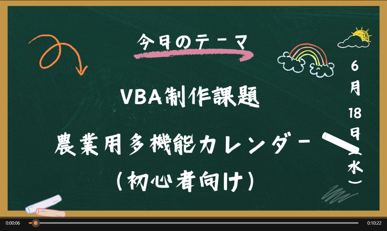 農業用多機能カレンダー