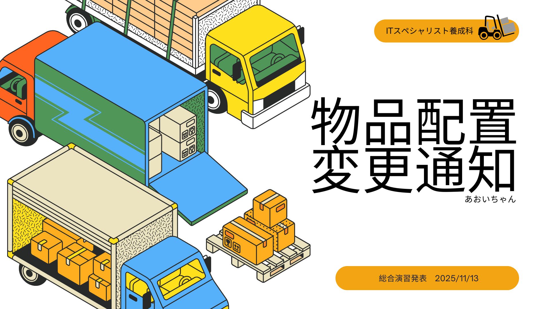 物品配置変更通知